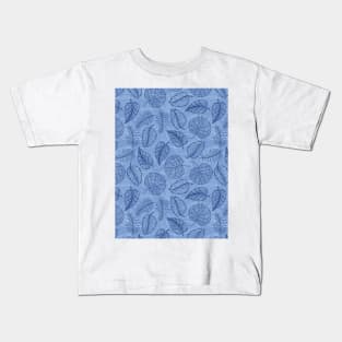 Leaf Line Art Kids T-Shirt